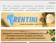 Tablet Screenshot of falegnameriatrentini.com